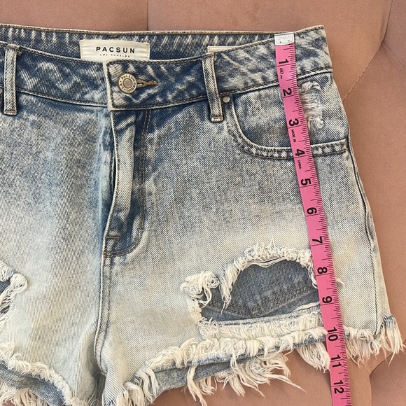 PACSUN Ombré High Rise Shorts - Picture 3 of 8